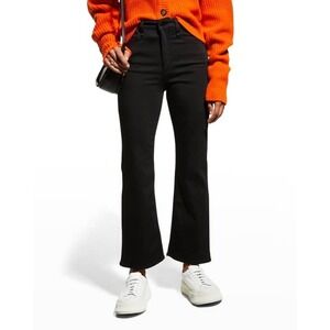 Rag & Bone Nina High-Rise‎ Ankle Flare Jeans Black Size 26